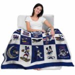 new york giants mickey minnie blue white blanket latest model