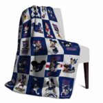 new york giants mickey minnie blue white blanket top rated
