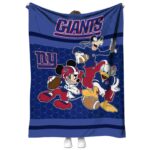 new york giants three musketeers blue blanket best selling