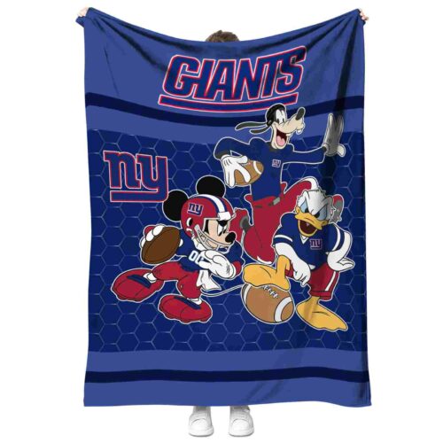 new york giants three musketeers blue blanket best selling