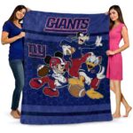 new york giants three musketeers blue blanket best selling