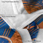 new york islanders diagonal stripes blue blanket best selling