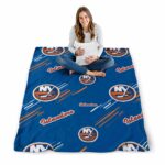 new york islanders fan spirit blue blanket best selling