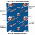 new york islanders fan spirit blue blanket best selling