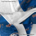 new york islanders fan spirit blue blanket best selling