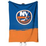 new york islanders gradient dots blue blanket best selling