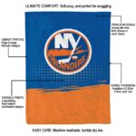 new york islanders gradient dots blue blanket best selling