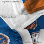 new york islanders gradient dots blue blanket best selling