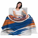 new york islanders paint streaks blue white blanket latest model