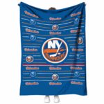 new york islanders striped pattern blue blanket best selling
