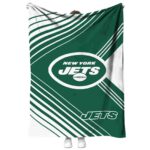 new york jets diagonal stripes green blanket best selling