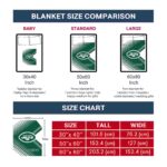 new york jets diagonal stripes green blanket best selling