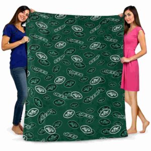 new york jets diehard fans green blanket fashion forward