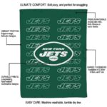 new york jets fan pride green blanket best selling