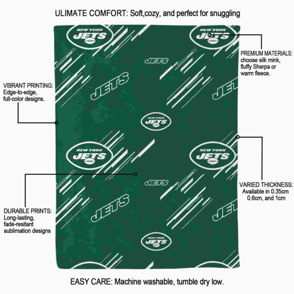 new york jets fan spirit green blanket new arrival