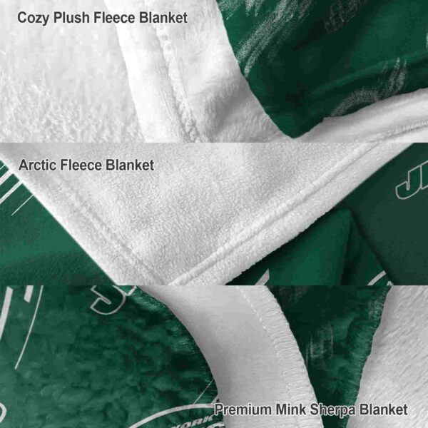 new york jets fan spirit green blanket premium grade
