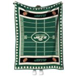 new york jets football field green blanket best selling