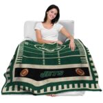 new york jets football field green blanket best selling