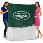 new york jets gradient dots green blanket fashion forward