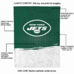 new york jets gradient dots green blanket new arrival