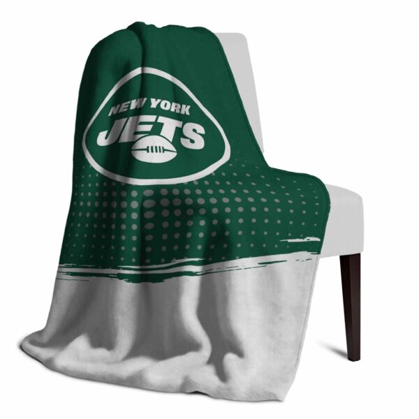 new york jets gradient dots green blanket top rated