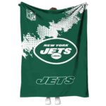 new york jets grunge texture green blanket best selling
