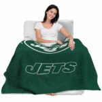 new york jets grunge texture green blanket best selling