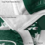 new york jets grunge texture green blanket best selling
