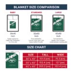 new york jets grunge texture green blanket best selling