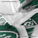 new york jets paint streaks green white blanket best selling