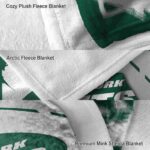 new york jets splatter effect green blanket premium grade