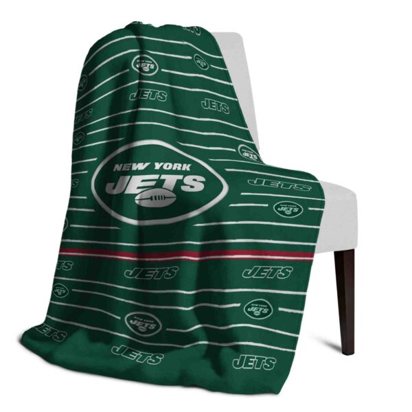 new york jets striped pattern green blanket top rated
