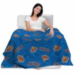 new york knicks diehard fans blue blanket latest model
