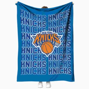 new york knicks fan pride blue blanket best selling