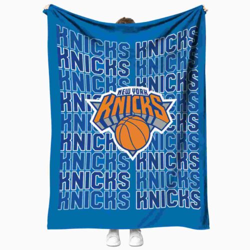 new york knicks fan pride blue blanket best selling