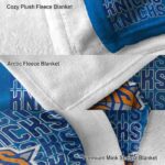 new york knicks fan pride blue blanket premium grade
