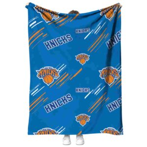 new york knicks fan spirit blue blanket best selling