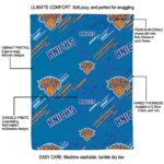 new york knicks fan spirit blue blanket new arrival