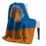 new york knicks gradient dots blue blanket top rated