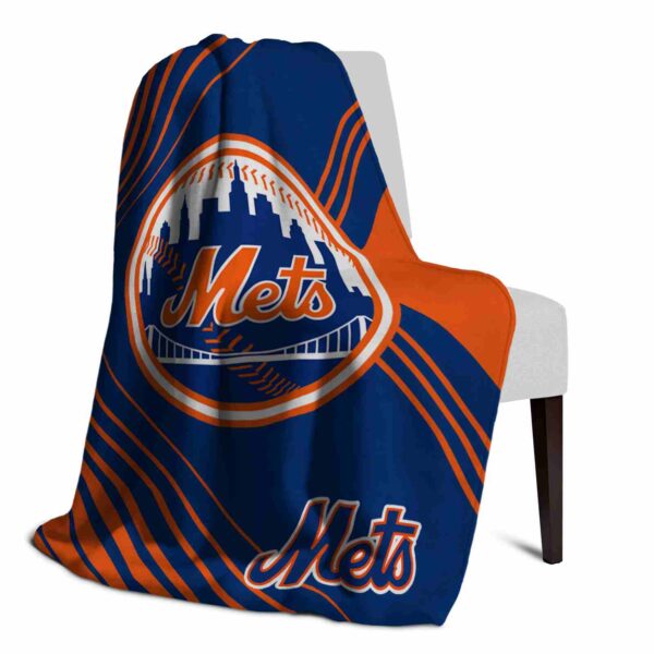 new york mets diagonal stripes blue blanket top rated