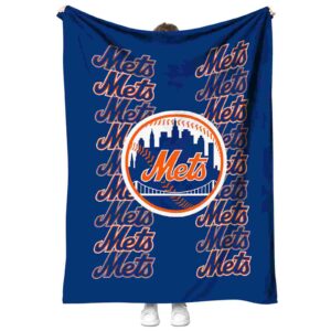 new york mets fan pride blue blanket best selling