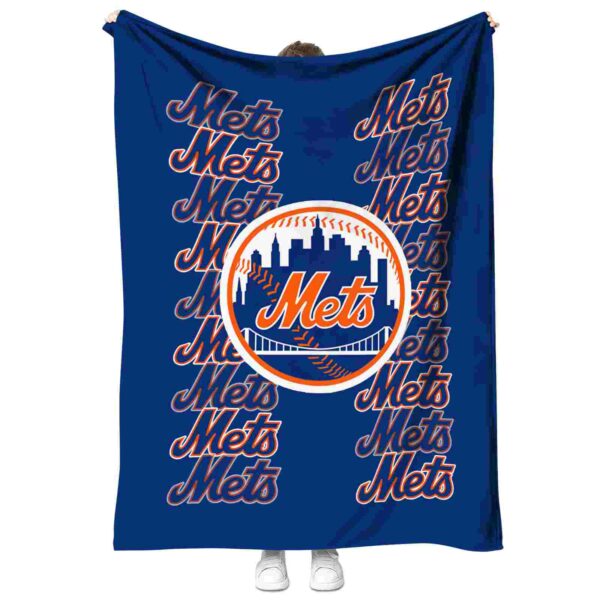 new york mets fan pride blue blanket best selling