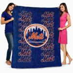 new york mets fan pride blue blanket fashion forward