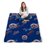 new york mets fan spirit blue blanket high quality