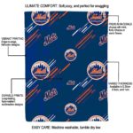 new york mets fan spirit blue blanket new arrival