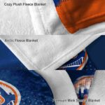 new york mets gradient dots blue blanket premium grade