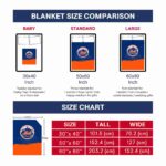 new york mets gradient dots blue blanket trendy