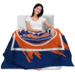 new york mets splatter effect blue blanket latest model