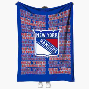 new york rangers fan pride blue blanket best selling