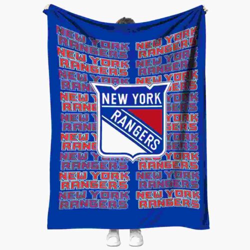 new york rangers fan pride blue blanket best selling